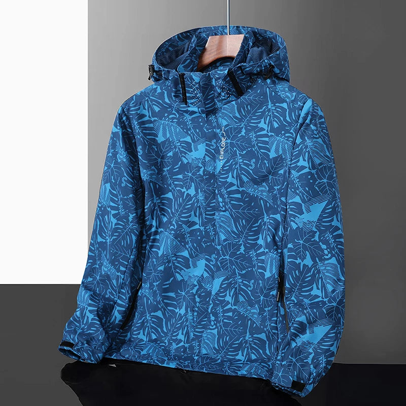 Gorpcore Jacket bleu Waterproof