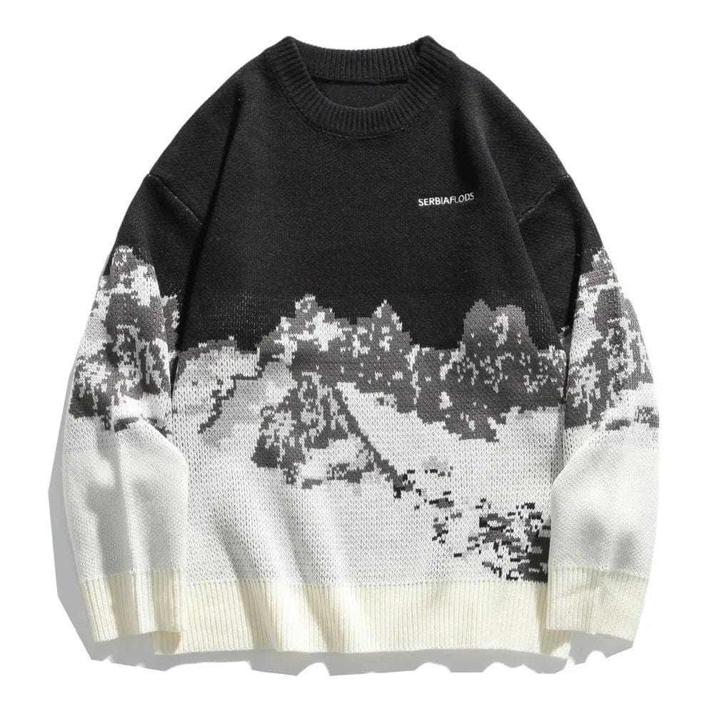 Pull Montagne gorpcore
