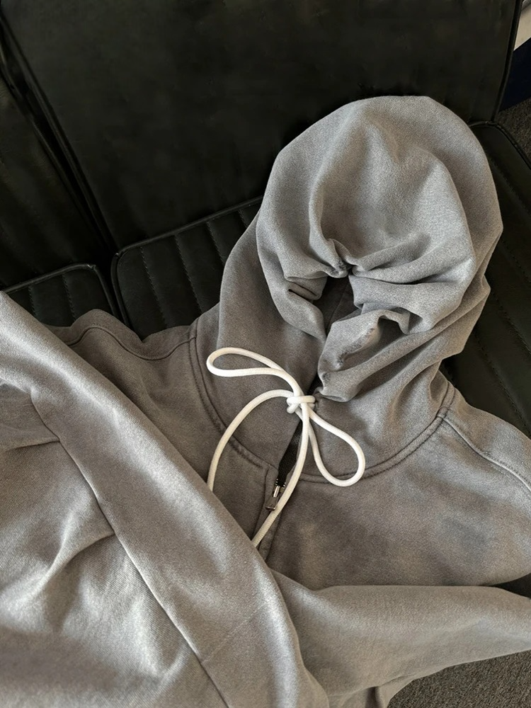 Veste Streetwear Oversize Gris