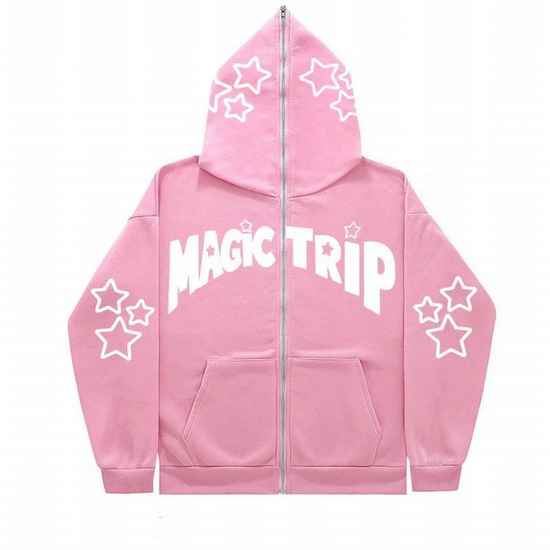 Veste rose y2k  motif